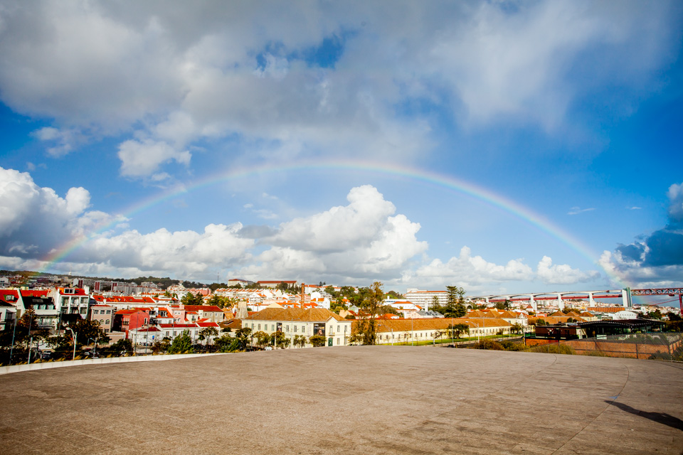 Regenbogen über Bélem