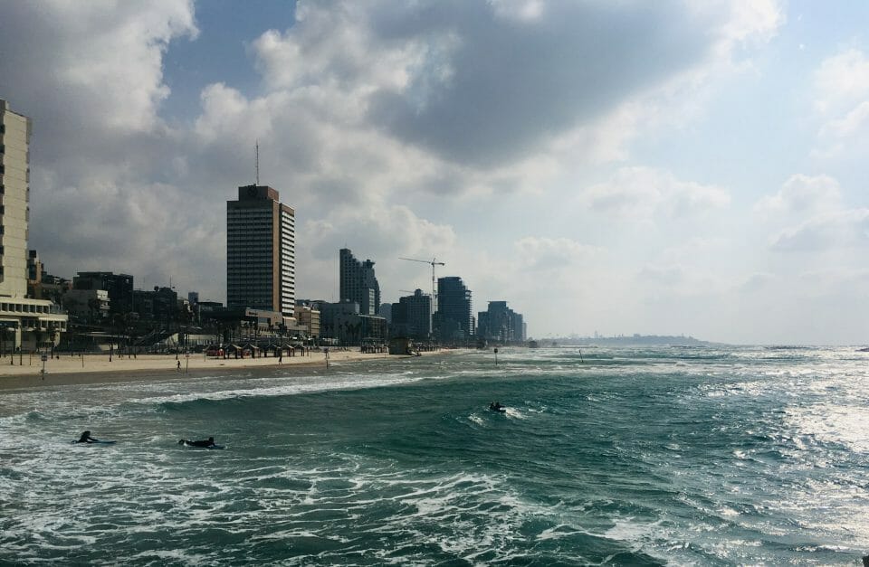 Am Strand von Tel Aviv
