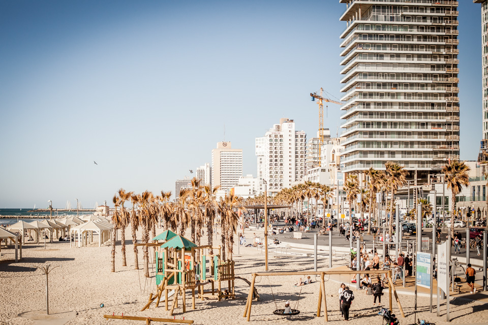Strand von Tel Aviv