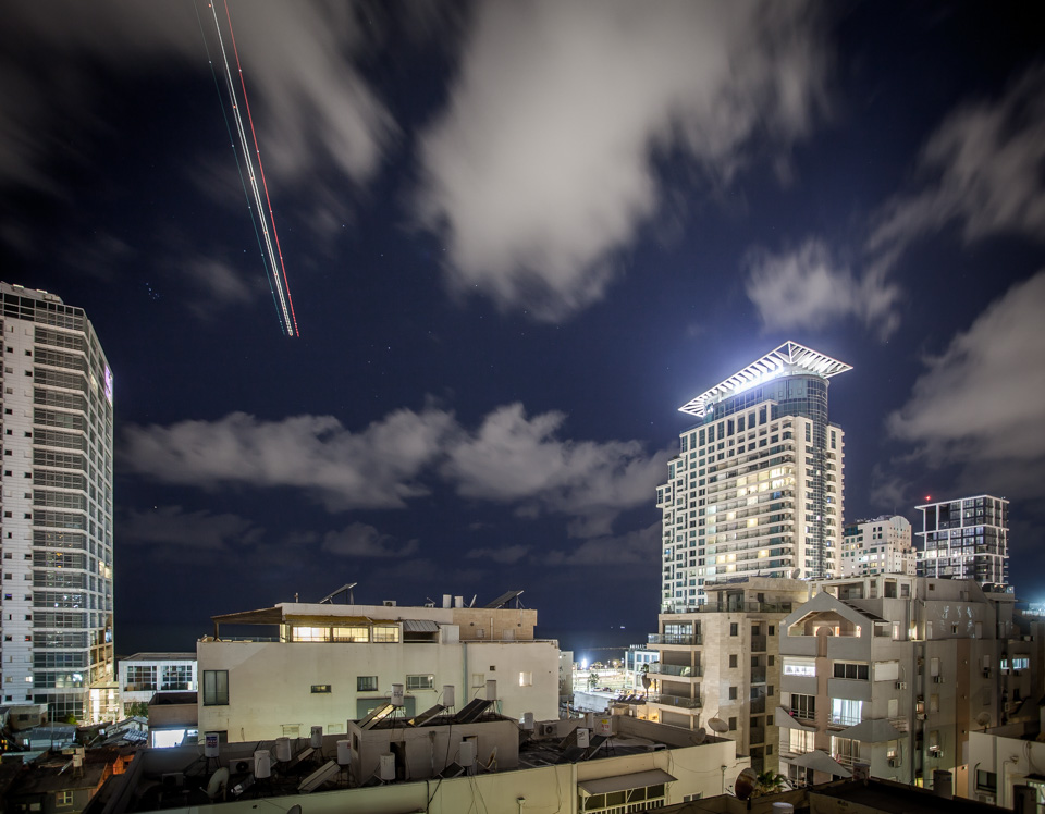 Anflug auf Tel Aviv