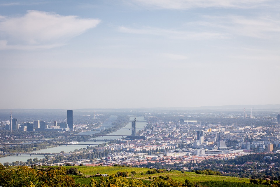 Blick vom Kahlenberg auf Wien
